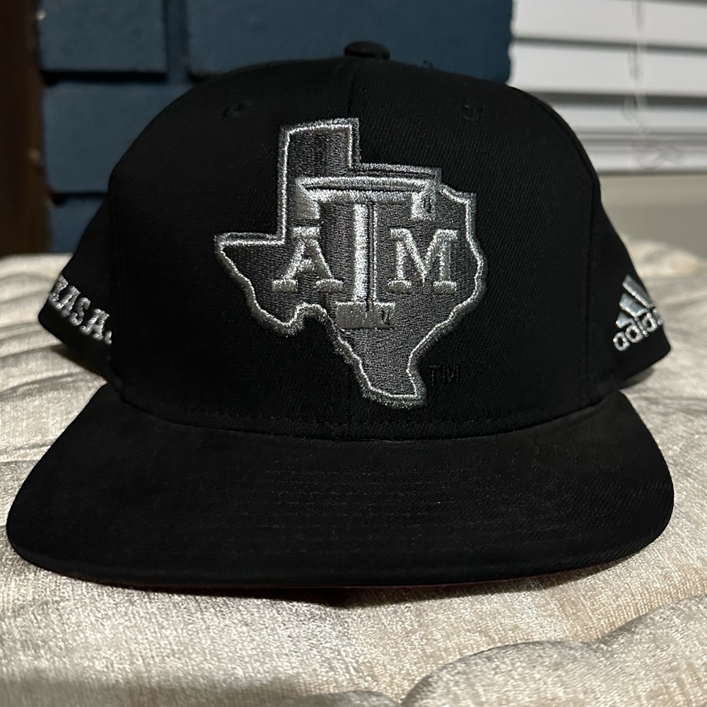 Adidas Texas A&M Flat Bill Snap Back Hat